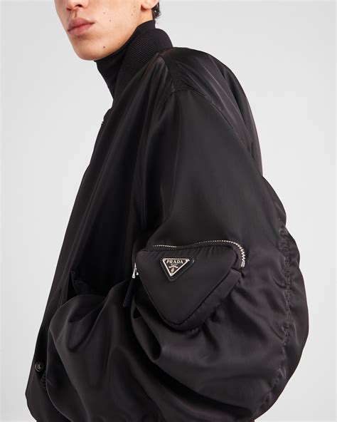 prada milano bomber jacket|prada aw21 bomber jacket.